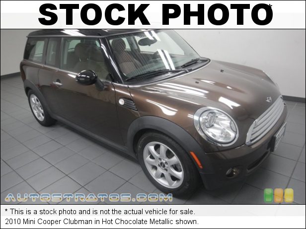 Stock photo for this 2010 Mini Cooper Clubman 1.6 Liter DOHC 16-Valve VVT 4 Cylinder 6 Speed Steptronic Automatic