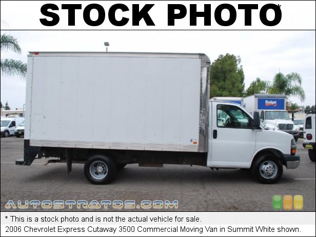 Stock photo for this 2006 Chevrolet Express 3500 6.0 Liter OHV 12 Valve Vortec V8 4 Speed Automatic