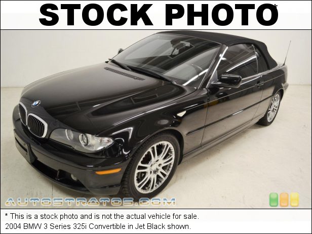 Stock photo for this 2004 BMW 3 Series 325i Convertible 2.5L DOHC 24V Inline 6 Cylinder 5 Speed Manual