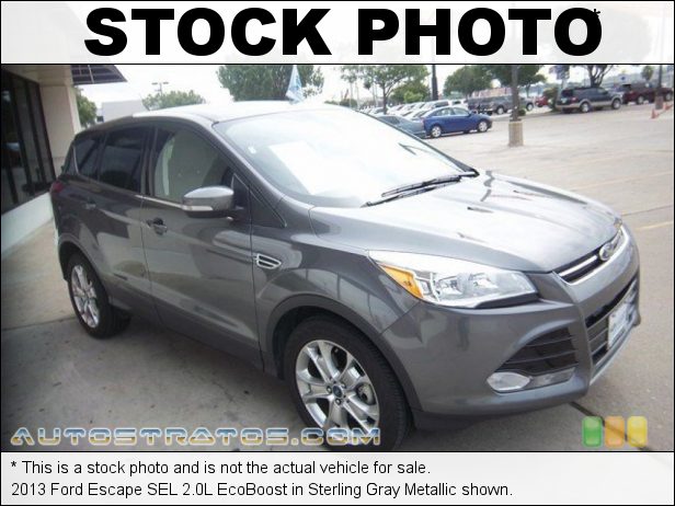 Stock photo for this 2013 Ford Escape SEL 2.0L EcoBoost 2.0 Liter DI Turbocharged DOHC 16-Valve Ti-VCT EcoBoost 4 Cylind 6 Speed SelectShift Automatic