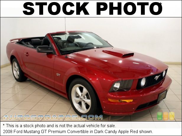 Stock photo for this 2008 Ford Mustang Convertible 4.6 Liter ROUSH Supercharged SOHC 24-Valve VVT V8 5 Speed Manual