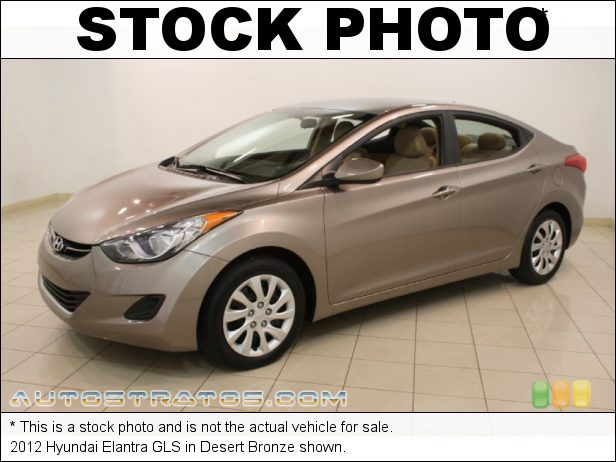 Stock photo for this 2012 Hyundai Elantra GLS 2.0 Liter DOHC 16-Valve D-CVVT 4 Cylinder 6 Speed Shiftronic Automatic