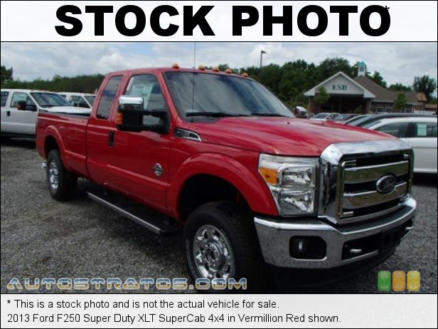 Stock photo for this 2013 Ford F250 Super Duty XL SuperCab 4x4 6.7 Liter OHV 32-Valve B20 Power Stroke Turbo-Diesel V8 TorqShift 6 Speed SelectShift Automatic