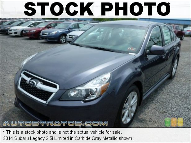 Stock photo for this 2014 Subaru Legacy 3.6R Limited 2.5 Liter DOHC 16-Valve VVT Flat 4 Cylinder Lineartronic CVT Automatic