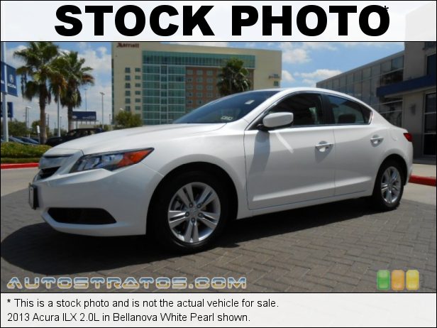 Stock photo for this 2013 Acura ILX 2.0L 2.0 Liter SOHC 16-Valve i-VTEC 4 Cylinder 5 Speed Automatic
