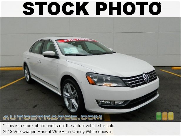 Stock photo for this 2013 Volkswagen Passat V6 SEL 3.6 Liter FSI DOHC 24-Valve VVT V6 6 Speed Tiptronic Automatic Stock photo for this 2013 Volkswagen Passat V6 SEL 3.6 Liter FSI DOHC 24-Valve VVT V6 6 Speed Tiptronic Automatic