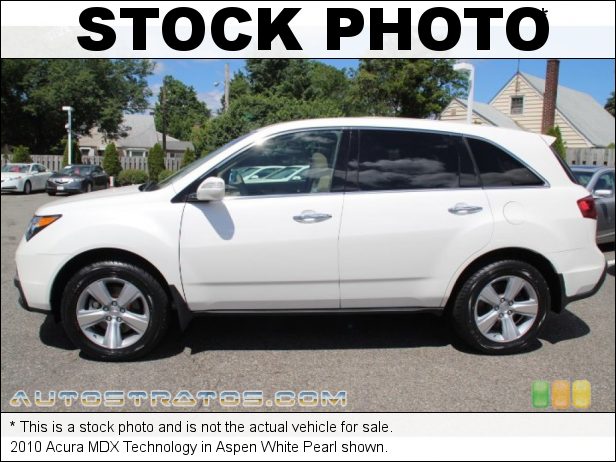 Stock photo for this 2010 Acura MDX Technology 3.7 Liter SOHC 24-Valve VTEC V6 6 Speed Sequential SportShift Automatic