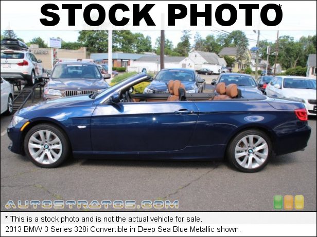 Stock photo for this 2013 BMW 3 Series 328i Convertible 3.0 Liter DOHC 24-Valve VVT Inline 6 Cylinder 6 Speed Automatic