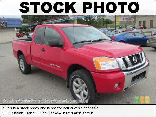 Stock photo for this 2010 Nissan Titan King Cab 4x4 5.6 Liter DOHC 32-Valve CVTCS V8 5 Speed Automatic