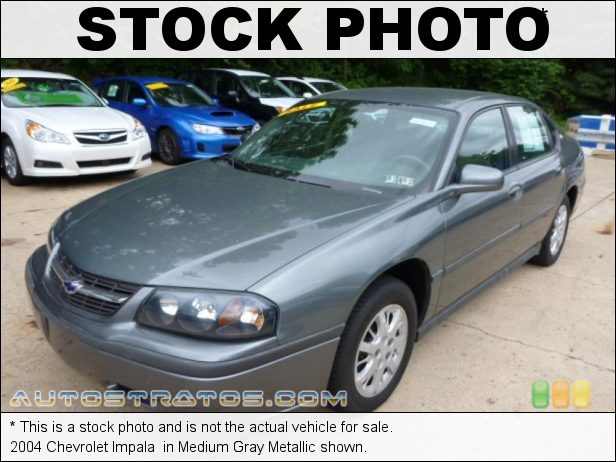 Stock photo for this 2004 Chevrolet Impala  3.4 Liter OHV 12-Valve V6 4 Speed Automatic