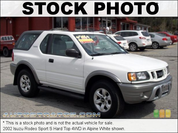 Stock photo for this 2002 Isuzu Rodeo Sport S Hard Top 4WD 3.2 Liter DOHC 24-Valve V6 4 Speed Automatic