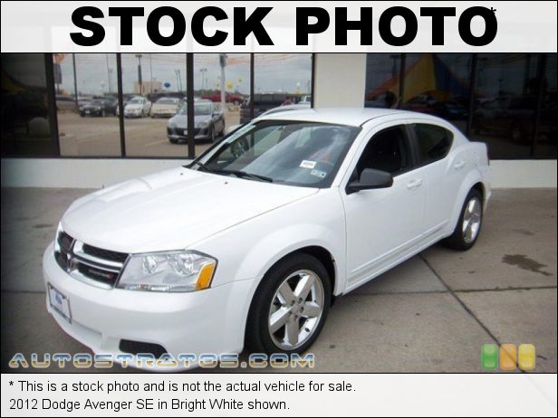 Stock photo for this 2012 Dodge Avenger SE 2.4 Liter DOHC 16-Valve Dual VVT 4 Cylinder 4 Speed Automatic