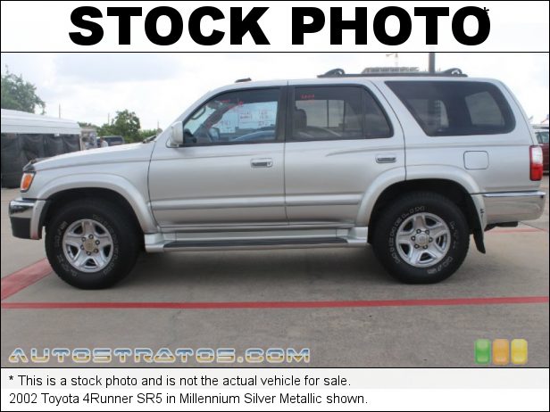 Stock photo for this 2002 Toyota 4Runner  3.4L DOHC 24V V6 4 Speed Automatic