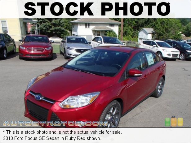 Stock photo for this 2013 Ford Focus SE Sedan 2.0 Liter GDI DOHC 16-Valve Ti-VCT Flex-Fuel 4 Cylinder 6 Speed Automatic