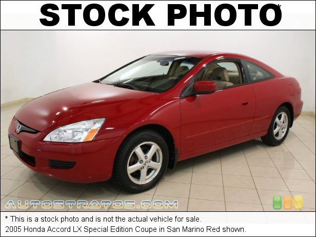 Stock photo for this 2004 Honda Accord EX Coupe 2.4 Liter DOHC 16-Valve i-VTEC 4 Cylinder 5 Speed Manual