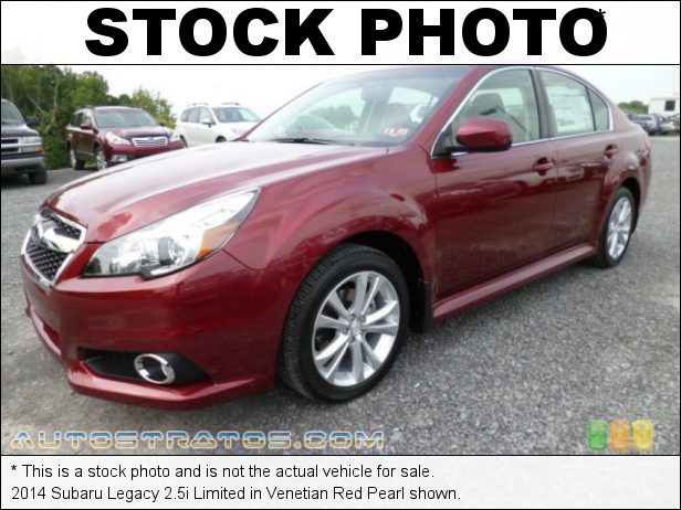 Stock photo for this 2014 Subaru Legacy 2.5i Limited 2.5 Liter DOHC 16-Valve VVT Flat 4 Cylinder Lineartronic CVT Automatic