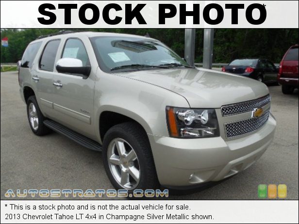 Stock photo for this 2013 Chevrolet Tahoe LT 4x4 5.3 Liter OHV 16-Valve Flex-Fuel V8 6 Speed Automatic