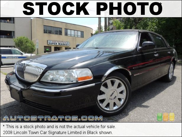 Stock photo for this 2008 Lincoln Town Car Signature L 4.6 Liter SOHC 16-Valve V8 4 Speed Automatic