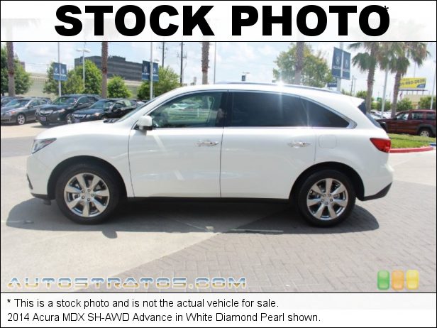 Stock photo for this 2014 Acura MDX SH-AWD Advance 3.5 Liter DI SOHC 24-Valve i-VTEC V6 6 Speed Sequential SportShift Automatic