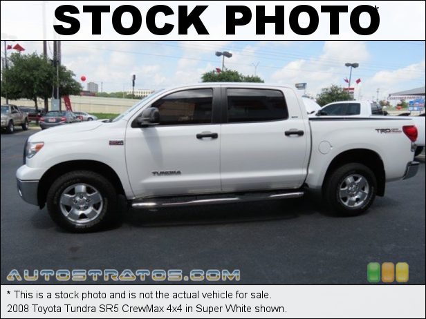 Stock photo for this 2008 Toyota Tundra CrewMax 4x4 5.7 Liter DOHC 32-Valve VVT V8 6 Speed Automatic