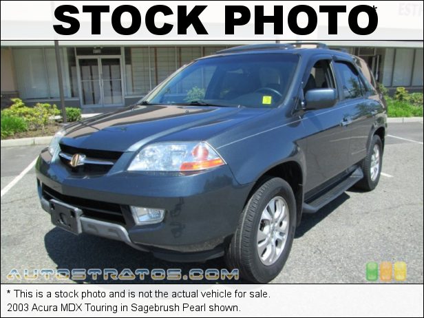 Stock photo for this 2003 Acura MDX Touring 3.5 Liter SOHC 24-Valve V6 5 Speed Automatic