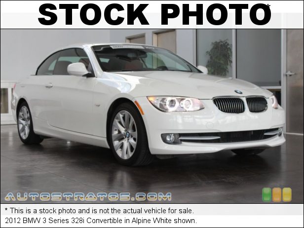 Stock photo for this 2012 BMW 3 Series 328i Convertible 3.0 Liter DOHC 24-Valve VVT Inline 6 Cylinder 6 Speed Steptronic Automatic
