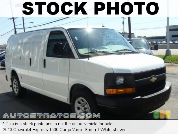 Stock photo for this 2013 Chevrolet Express 1500 Cargo Van 4.3 Liter OHV 12-Valve V6 4 Speed Automatic