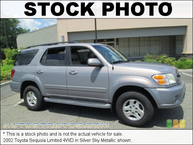 Stock photo for this 2002 Toyota Sequoia Limited 4WD 4.7 Liter DOHC 32-Valve V8 4 Speed Automatic
