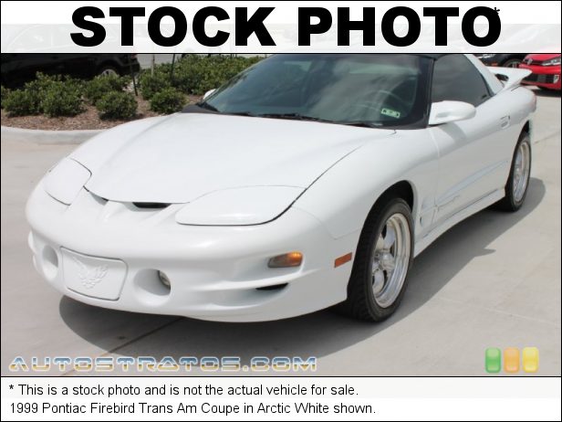 Stock photo for this 1999 Pontiac Firebird Coupe 5.7 Liter OHV 16-Valve LS1 V8 4 Speed Automatic
