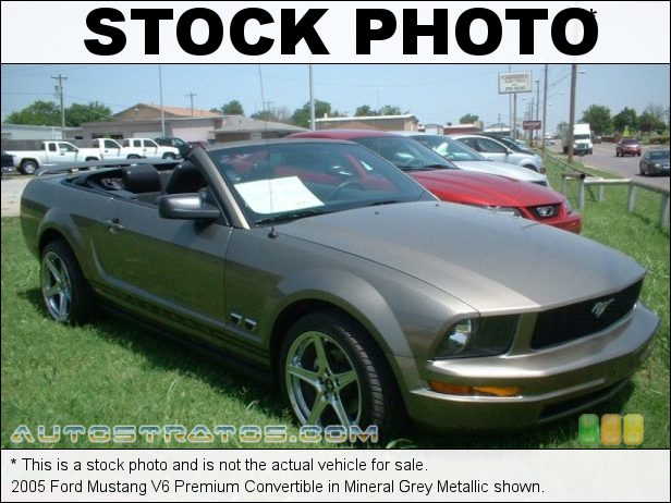Stock photo for this 2005 Ford Mustang V6 Convertible 4.0 Liter SOHC 12-Valve V6 5 Speed Automatic