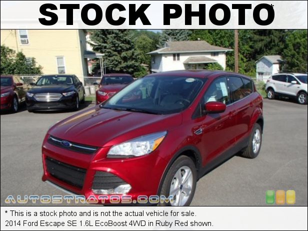 Stock photo for this 2014 Ford Escape SE 1.6L EcoBoost 4WD 1.6 Liter GTDI Turbocharged DOHC 16-Valve Ti-VCT EcoBoost 4 Cyli 6 Speed SelectShift Automatic