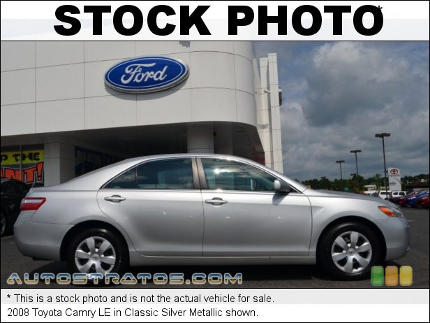 Stock photo for this 2008 Toyota Camry  2.4L DOHC 16V VVT-i 4 Cylinder 5 Speed Automatic