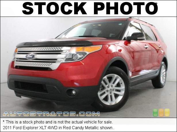 Stock photo for this 2011 Ford Explorer XLT 4WD 3.5 Liter DOHC 24-Valve TiVCT V6 6 Speed SelectShift Automatic