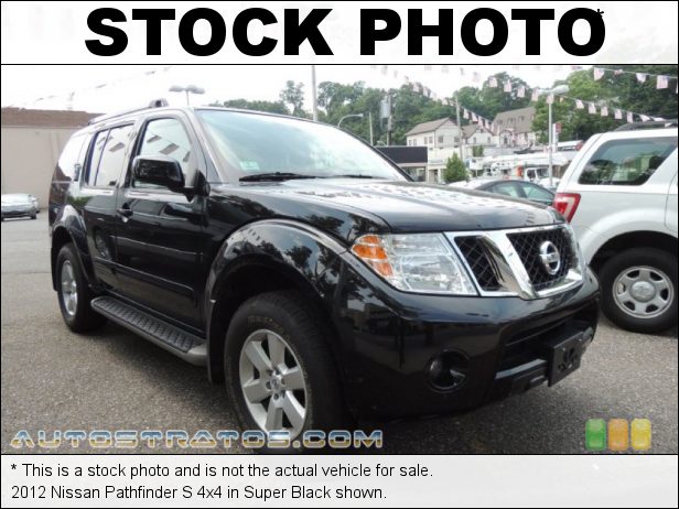 Stock photo for this 2012 Nissan Pathfinder S 4x4 4.0 Liter DOHC 24-Valve CVTCS V6 5 Speed Automatic