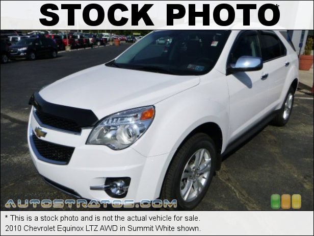 Stock photo for this 2010 Chevrolet Equinox LTZ AWD 2.4 Liter DOHC 16-Valve VVT 4 Cylinder 6 Speed Automatic