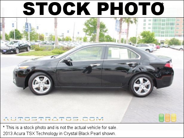 Stock photo for this 2013 Acura TSX Technology 2.4 Liter DOHC 16-Valve i-VTEC 4 Cylinder 5 Speed Sequential SportShift Automatic