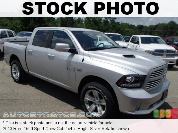 Stock photo for this 2013 Ram 1500 Sport Crew Cab 4x4 5.7 Liter HEMI OHV 16-Valve VVT MDS V8 6 Speed Automatic