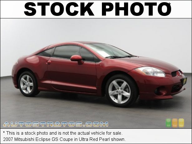 Stock photo for this 2007 Mitsubishi Eclipse GS Coupe 2.4 Liter DOHC 16-Valve MIVEC 4 Cylinder 5 Speed Manual