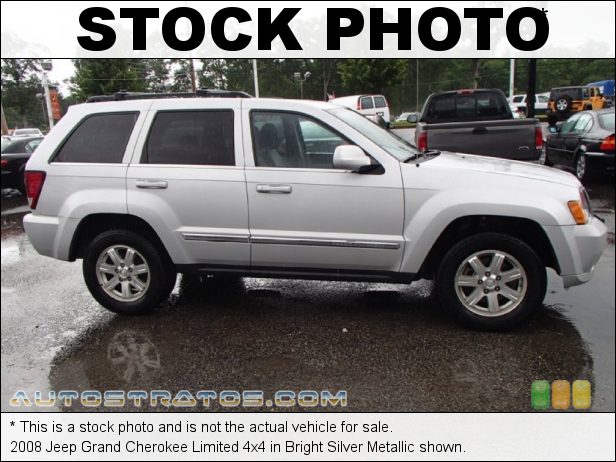 Stock photo for this 2008 Jeep Grand Cherokee Limited 4x4 5.7 Liter HEMI OHV 16-Valve V8 Multi Speed Automatic