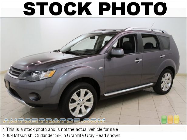 Stock photo for this 2009 Mitsubishi Outlander SE 2.4L DOHC 16V MIVEC Inline 4 Cylinder Sportronic CVT Automatic