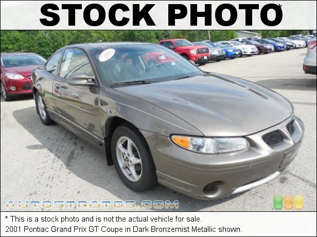 Stock photo for this 2001 Pontiac Grand Prix GT Coupe 3.8 Liter OHV 12-Valve V6 4 Speed Automatic