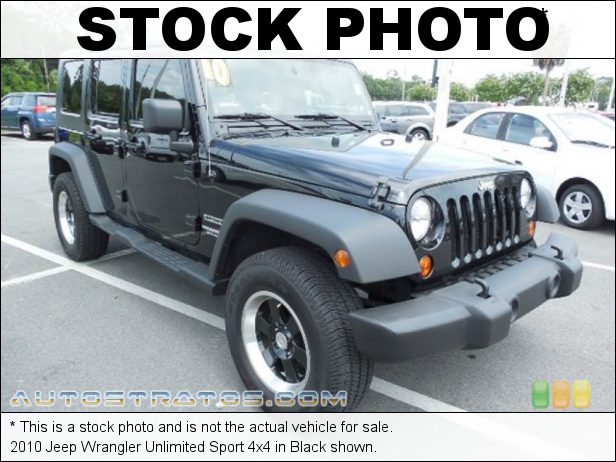 Stock photo for this 2010 Jeep Wrangler Unlimited 4x4 3.8 Liter OHV 12-Valve V6 4 Speed Automatic