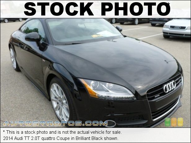 Stock photo for this 2014 Audi TT 2.0T quattro Coupe 2.0 Liter FSI Turbocharged DOHC 16-Valve VVT 4 Cylinder 6 Speed Audi S tronic dual-clutch Automatic