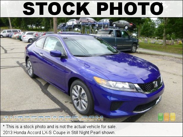 Stock photo for this 2013 Honda Accord LX-S Coupe 2.4 Liter Earth Dreams DI DOHC 16-Valve i-VTEC 4 Cylinder CVT Automatic