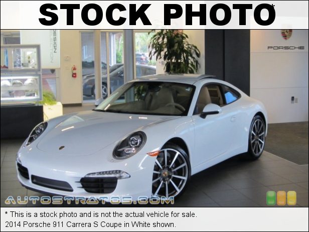 Stock photo for this 2014 Porsche 911 Carrera S Coupe 3.8 Liter DFI DOHC 24-Valve VarioCam Plus Flat 6 Cylinder 7 Speed PDK double-clutch Automatic