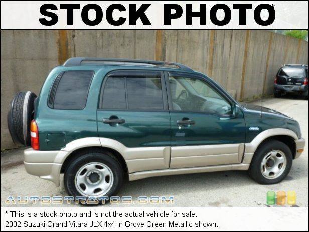 Stock photo for this 2002 Suzuki Grand Vitara 4x4 2.5 Liter DOHC 24-Valve V6 4 Speed Automatic