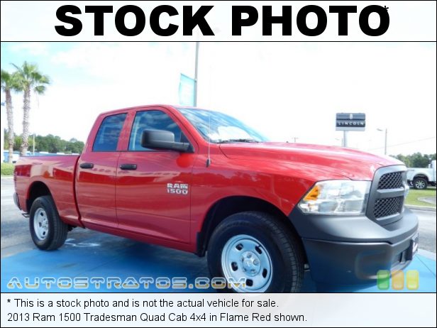 Stock photo for this 2013 Ram 1500 Tradesman Quad Cab 4x4 4.7 Liter SOHC 16-Valve Flex-Fuel V8 6 Speed Automatic Stock photo for this 2013 Ram 1500 Tradesman Quad Cab 4x4 4.7 Liter SOHC 16-Valve Flex-Fuel V8 6 Speed Automatic