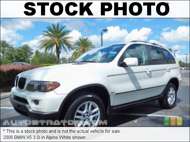 Stock photo for this 2006 BMW X5 3.0i 3.0 Liter DOHC 24-Valve VVT Inline 6 Cylinder 6 Speed Manual