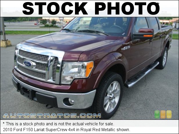 Stock photo for this 2010 Ford F150 SuperCrew 4x4 5.4 Liter Flex-Fuel SOHC 24-Valve VVT Triton V8 6 Speed Automatic