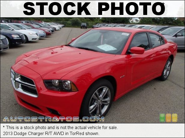 Stock photo for this 2013 Dodge Charger R/T AWD 5.7 Liter HEMI OHV 16-Valve VVT V8 5 Speed Automatic